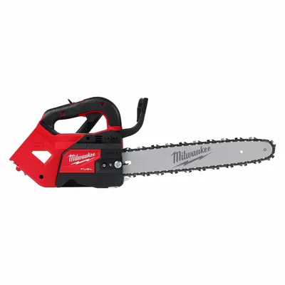 MILWAUKEE Chainsaw: 14 in Bar Lg, Top Handle, Auto Chain Oiler, 18 V DC, Includes: Tool Only - Battery-Powered Chainsaws