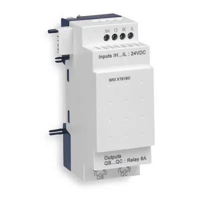 SCHNEIDER ELECTRIC Discrete Input/Output Module: (4) Discrete In - Modules for Schneider Controllers