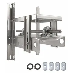 Drive frame assembly for mounting and aligning motor-driven components in HVACR systems. Provides a rigid base to reduce vibration and maintain belt tension in commercial and industrial ventilation, air handling, and refrigeration equipment.
