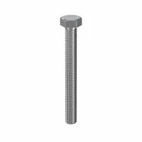 Hex Head Cap Screw: Stainless Steel, 316, Plain, M5, Metric, 45 mm lg, Fully Threaded, Metric, 50 PK (MPN HC3XX05045-050P1)