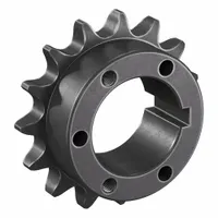 TSUBAKI Sprocket: For 60 Chain, 15 Teeth, 3.608 in Pitch Dia, 3.978 in Outside Dia, Steel (MPN 60P15)