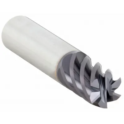 WIDIA HANITA Square End Mill: Carbide, TiAlN Coated, 6 Flute, 3/4" Mill Dia, 7/8" LOC - Carbide Square End Mills for Steel & Cast Iron