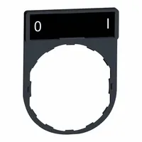 Legend Plate: 22 mm Panel Mounting Size, Rectangular, 1 5/8 in Overall Ht x 1 3/16 in Overall Wd (MPN ZBY2178)