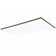 This Dayton drop-in panel radiant electric ceiling heater is designed for recessed mounting in suspended ceilings. It operates on 240V AC, 1-phase power with a 750W wattage output, providing radiant heat for supplemental warmth in commercial spaces. The white housing measures 48 inches by 24 inches by 1 inch.