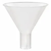 APPROVED VENDOR Large Funnel: Polypropylene, 100 mL, 99.06 mm, 23 mm, 25 mm Stem Lg, White (MPN 342555-0100)