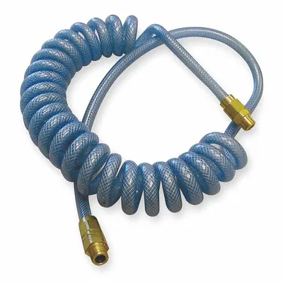 ATP Polyurethane Coiled Air Hose Assembly with Reinforced - Polyurethane Coiled Air Hose Assemblies with Reinforced Wire-Braided Polyurethane Cover