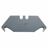 STANLEY Utility Blade: 2 1/16 in Blade Lg, 3/4 in Blade Wd, 0.024 in Blade Thick, Steel, 100 PK (MPN 11-961A)