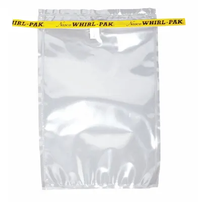 WHIRL-PAK Sampling Bag: Std, Sterile, 24 fl oz Capacity - oz, 710 mL Capacity - mL - Standard Sterilized Bags