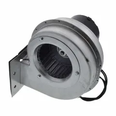 This optional blower is designed for use with gas wall and ceiling heaters to enhance air circulation and heating efficiency. It serves as a replacement part within HVACR systems, suitable for commercial or industrial environments requiring consistent warmth and proper ventilation.