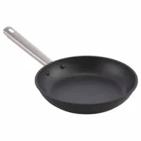 ENDURANCE Fry Pan: Non-Stick, 11 in Top Dia, Aluminum, Black, Stainless Steel, Quan Tanium, Silver (MPN 8451-30/28)