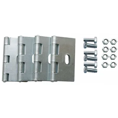 WIRECRAFTERS Adjustable Hardware Pack: Hardware Pack, Unfinished, Steel, Silver - Angled Panel Connectors for WireCrafters Partitions