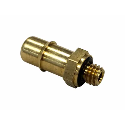 MEM-CO B4-0-NP Nickel-Plated Brass Barbed Tube Fitting - Nickel-Plated Brass Barbed Tube Fittings