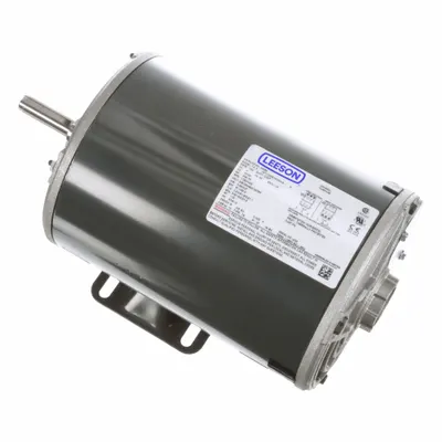 LEESON General Purpose Motor: Rigid Base Mount, Open Drip Proof, 3/4 hp, 208-230/460V AC - Rigid Base 3-Phase General Purpose AC Motors