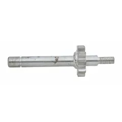 This replacement shaft is designed for use with Dayton brand material handling equipment, specifically model 1DJN1. It is a direct-fit component that restores mechanical operation in compatible systems such as conveyors and hoists.