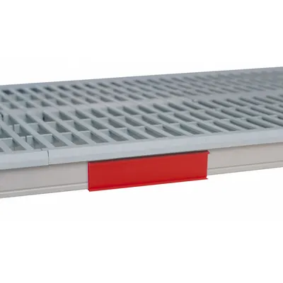 METRO CSM6-RX Red Color Shelf Marker for MetroMax i Series - Colored Identification Markers for Plastic Shelving