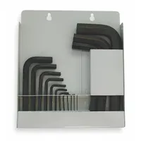 EKLIND Hex Key Set: 11 - 15 Pieces, Hex-L Short, L, Metric, Std End, Short, 15 Pieces, Organizer (MPN 10515)