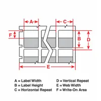 This Brady precut label roll cartridge contains vinyl, white (matte) wraparound labels measuring 1 7/16 in x 1 in. Designed for wire gauges from 10 AWG to 4 AWG, it is compatible with the BBP81 printer series and requires IP-R4307 ribbon. Used for permanent identification of wires and cables in control panels, electrical installations, and maintenance applications
