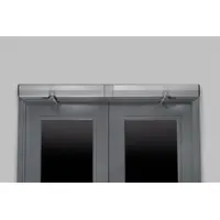 Heavy-duty, aluminum-painted low energy door operator for interior/exterior limited-traffic applications. Electrically powered, non-hold-open closer. ADA compliant, Performance Grade 1. Dimensions: 36 in L x 4 3/4 in W x 5 3/16 in H