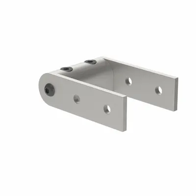 80/20 Universal Standard Structural Pivot: 75 mm x 76.2 mm, 25 Series, For 6 1/2 mm Slot Wd - Structural Pivot Joint Assemblies