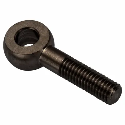 AMPG Fixed Rod End: Stainless Steel, Black Oxide, 30 mm Hole Center-to-End Lg - Stainless Steel Male Threaded Fixed Rod Ends