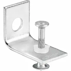 Pack of 100 pins for use with powder-actuated tools. Features an 8 mm head diameter and 5/32 in shank diameter. Commonly used for fastening materials to concrete, steel, or masonry in construction and industrial applications.