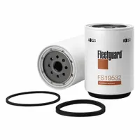 Spin-on fuel/water separator for diesel fuel systems. Removes water and contaminants from diesel fuel to protect injectors and engine components. Compatible with Ingersoll-Rand trucks. Outside diameter 4 1/4 in, overall length 13 11/16 in