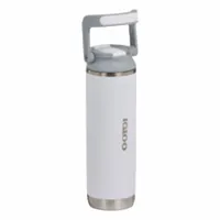 IGLOO Travel Mug: 20 oz Capacity, White, Stainless Steel, BPA-Free, 9 5/8 in Overall Ht, Bottle (MPN 00071375)