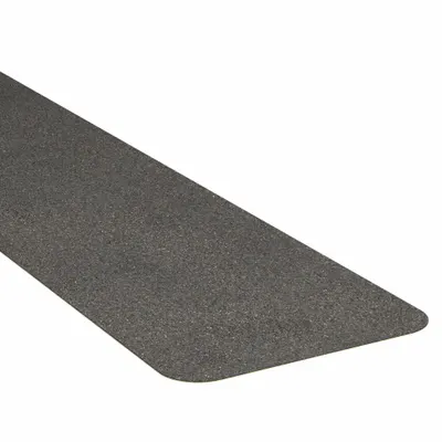 Wooster Anti-Slip Tread: Coarse, 60 Grit Size, Black, Solid, 6 in x 24 in, 31 mil Tape Thick - Medium Traffic Antislip Treads