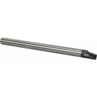 This KYOCERA indexable boring bar features positive rake geometry and left-hand orientation for internal turning operations. It is used for precision boring of holes in metalworking applications, providing smooth chip evacuation and reduced cutting forces