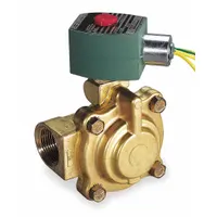 REDHAT Solenoid Valve: 2-Way, Normally Closed, 1 in Pipe Size, 110V AC/120V AC, Slow-Closing (MPN 8221G007HW)