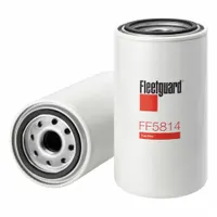 Spin-on fuel filter for diesel engines. Overall length 6 15/16 in, outside diameter 3 11/16 in, inside diameter 2 7/16 in. Removes contaminants to protect injectors and engine components