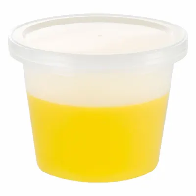 GLOBE SCIENTIFIC Laboratory Jar: HDPE, LDPE, 8 fl oz, 82.55 mm Body Dia, 88.39 mm Ht - HDPE Lab Jars