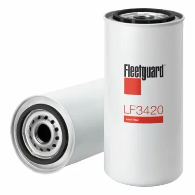 FLEETGUARD Spin-On Oil Filter, 1"-12 UNF-2B Thread, 8 11/16 in Height, LF3420 - Spin-On Oil Filters