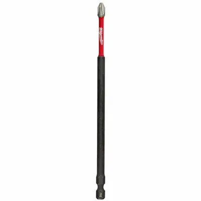 MILWAUKEE Power Bit: Power Bit, Imperial, PH2 Bit Industry Size, #2 Bit Size, Std - Impact Bits