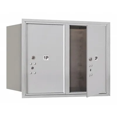 SALSBURY INDUSTRIES Mailbox: 4C, 2 Doors, Horizontal, 23 7/8 in H x 31 1/8 in W x 16 1/2 in D - Multi-Unit Mailboxes