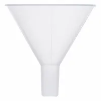 APPROVED VENDOR Lab Funnels: Polypropylene, 3 oz, 78 mm, 17 mm, 30 mm Stem Lg, Colorless (MPN 57222)