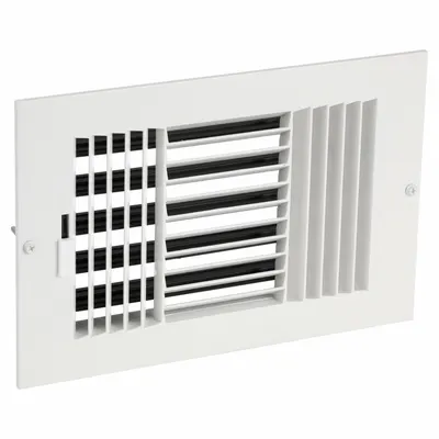 OEM Sidewall/Ceiling Register: Ceiling/Wall, 7 3/4 in H, 11 3/4 in W, Louvered - Sidewall/Ceiling Registers
