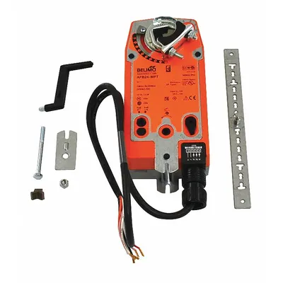 Belimo Actuator: Dampers, Multi-Functional Technology (MFT), Spring Return, 180 in-lb - Fail-Safe Actuators with Spring Return