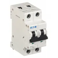 EATON IEC Supplementary Protector: 10 A Amps, 96V DC, 15kA at 277/480V AC, Lug, FAZ, 277/480V AC, C (MPN FAZ-C10/2)