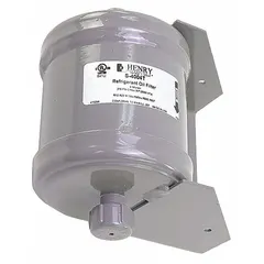 Liquid line filter dryer for HVACR systems, designed to remove moisture, acids, and contaminants from liquid refrigerant lines. Protects compressors and expansion valves, supporting system efficiency and longevity in commercial and industrial refrigeration applications.