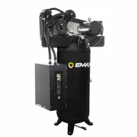 EMAX Electric Air Compressor: 5 hp, 2 Stage, Vertical, 60 gal, 17 cfm, 150 psi, 240V, Manual (MPN ESS05V060V1)