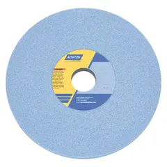 This NORTON grinding wheel is a Type 1 straight wheel with dimensions 7" x 1/2" x 1-1/4", specification 5SG60-LVS, and wheel hardness L. It is designed for cool-cutting on all metals, suitable for general-purpose grinding, deburring, and surface preparation in industrial fabrication and maintenance. Sold in a 5-pack.