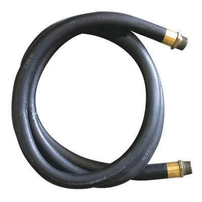 NATIONAL SPENCER Drum Pump Discharge Hose, 3/4 in MNPT, 8 ft, Nitrile, L30-95N - Drum Pump Discharge Hoses