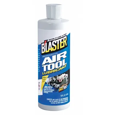BLASTER Air Tool Oil: Petroleum, 0°F Min. Op Temp., 120°F Max. Op Temp., Not Food Grade - Air Tool Lubricants