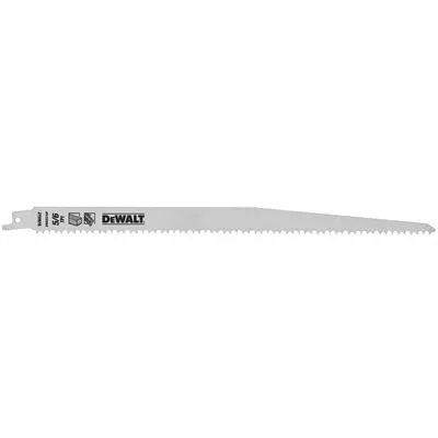 DEWALT Reciprocating Saw Blade: 6 Teeth per Inch, 1 7/8 in Blade Lg, 0.05 in Blade Thick - Wood-Cutting & Pruning Blades