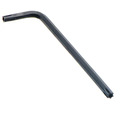 EKLIND Torx Key: Security Black, 2 Tips, Security Torx, Std End, T15 Tip Size - L-Shaped Security Torx Keys