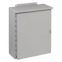 WIEGMANN Enclosure: Steel, 30 in x 24 in x 8 in, 3R, Solid Cover, Hinged, Painted (MPN RHC302408)