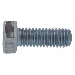 Zinc-plated Grade 5 steel capscrew with 3/8-16 thread and 1-inch length. Sold in a 4-pack. Used as a replacement fastener for securing components in industrial pumps and similar equipment.
