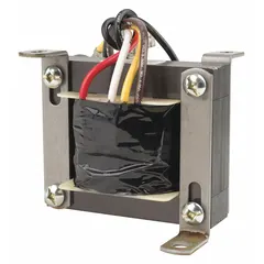 This replacement transformer is designed for Lodestar series electric chain hoists. It steps down supply voltage to power the hoist's control circuit. Compatible with hoists rated for 2,000 lb, 4,000 lb, and 6,000 lb load capacities. Suitable for use in industrial lifting applications.