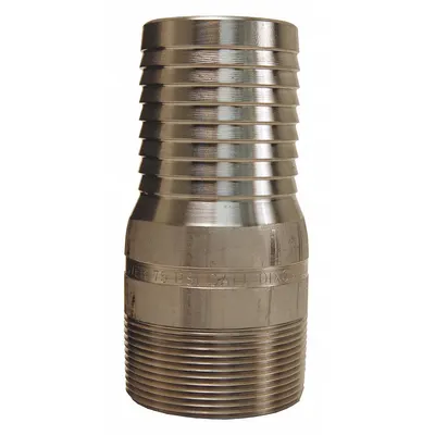 DIXON VALVE & COUPLING 316 Stainless Steel Rigid Barbed Hose Fitting - 316 Stainless Steel Multipurpose (Air, Water, Chemical) Rigid Barbed Hose Fittings